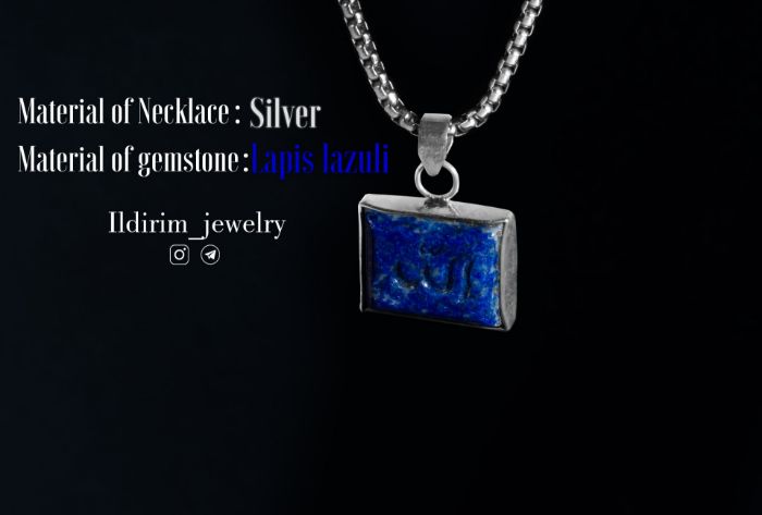 Picture of Allah word Nastaliq Necklace