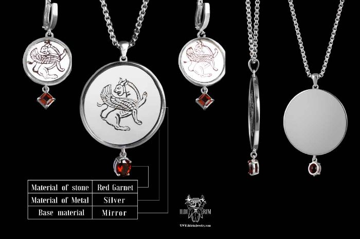 Picture of Persian Griffin Jewelry Mirror Set